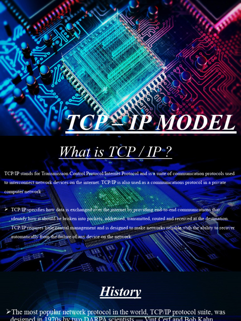 TCP IP Model (1) Final | PDF | Internet Protocol Suite | Internet Protocols