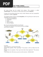 Classification of Living Things