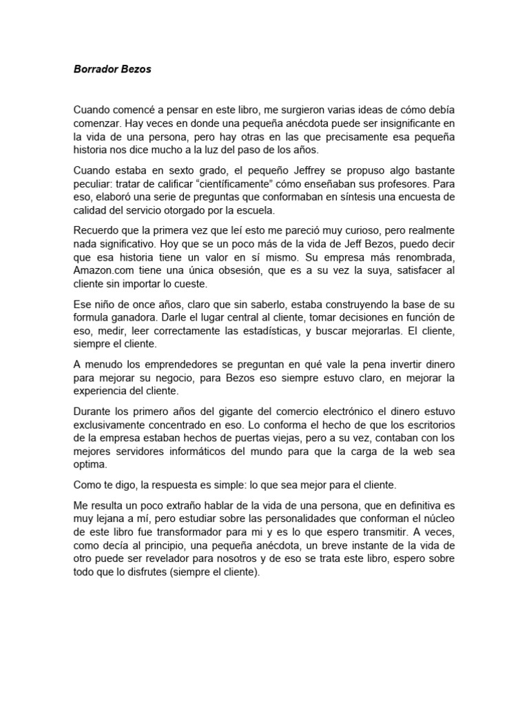 Borrador bezos pdf