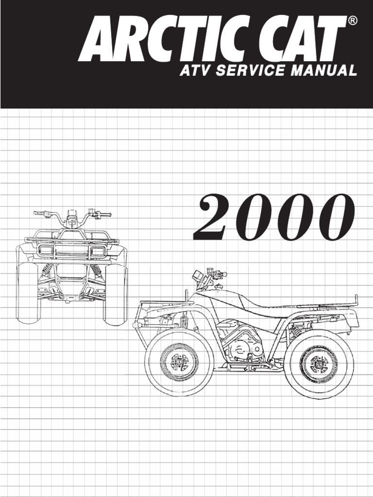 2000 Arctic Cat ATV Service Manual | PDF | Piston | Clutch