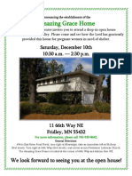 Open House Dec 10 Amazing Grace Home