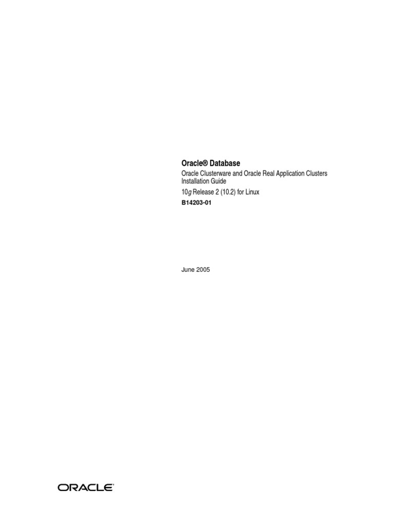 Oracle® Database | PDF | Oracle Database | Computer Cluster