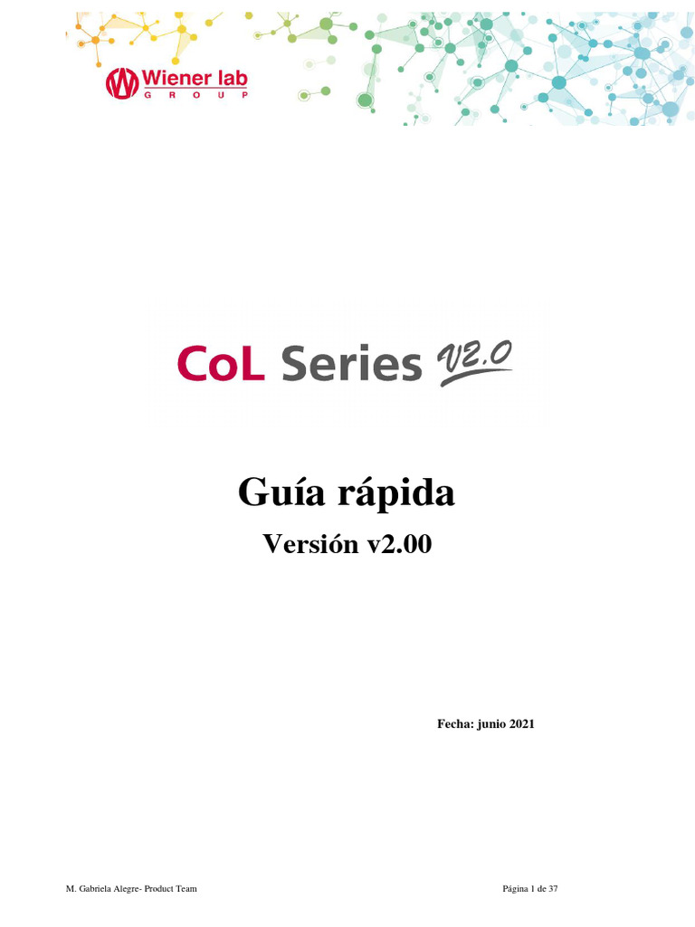Guía de Uso del Coagulómetro CoL v2.0 | PDF | Fuente de alimentación ...