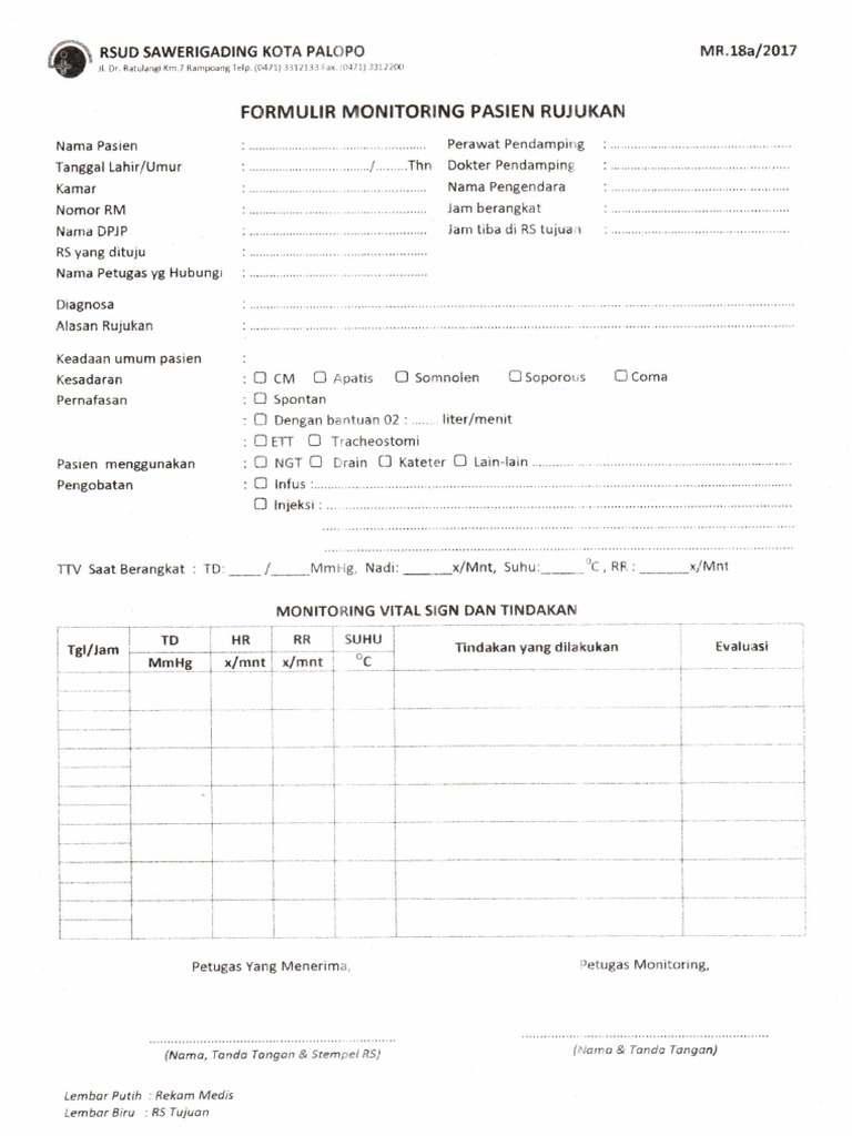 Monitoring Rujukan | PDF