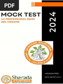 Mock Test First Year 2024