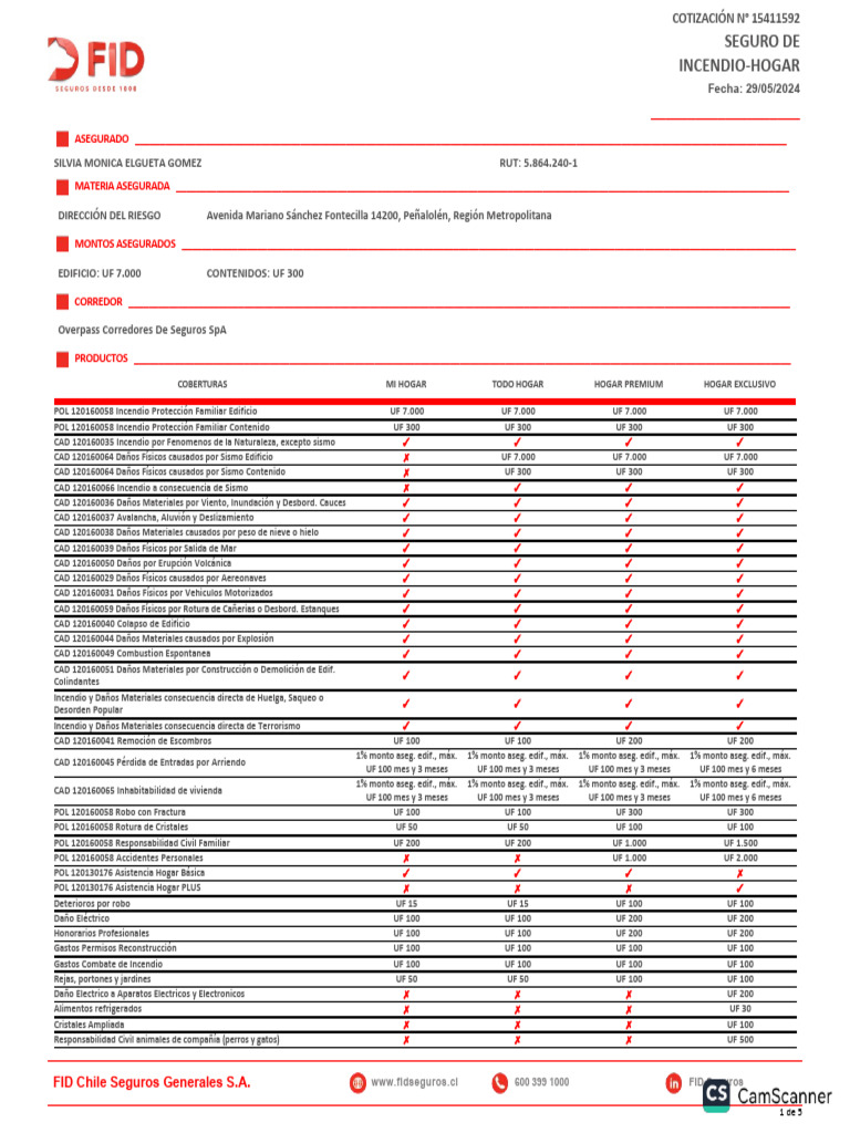 Seguros 2 | PDF | Póliza de seguros | Seguro