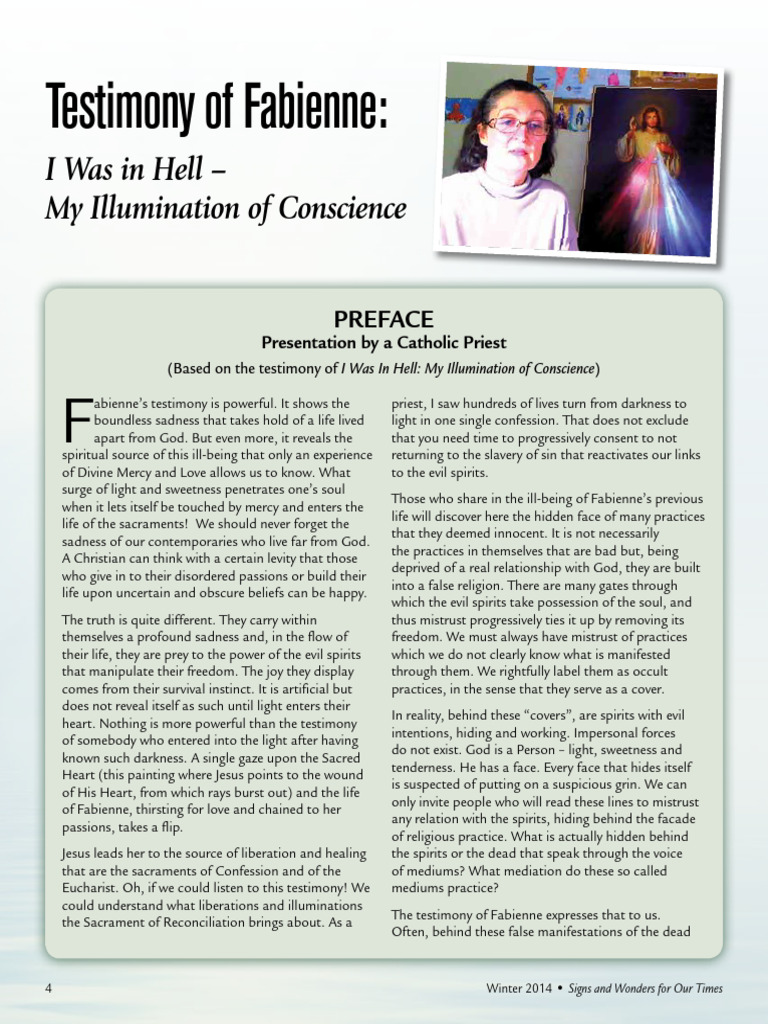 Catholic Testimony of Redemption | PDF | Seven Deadly Sins | Purgatory
