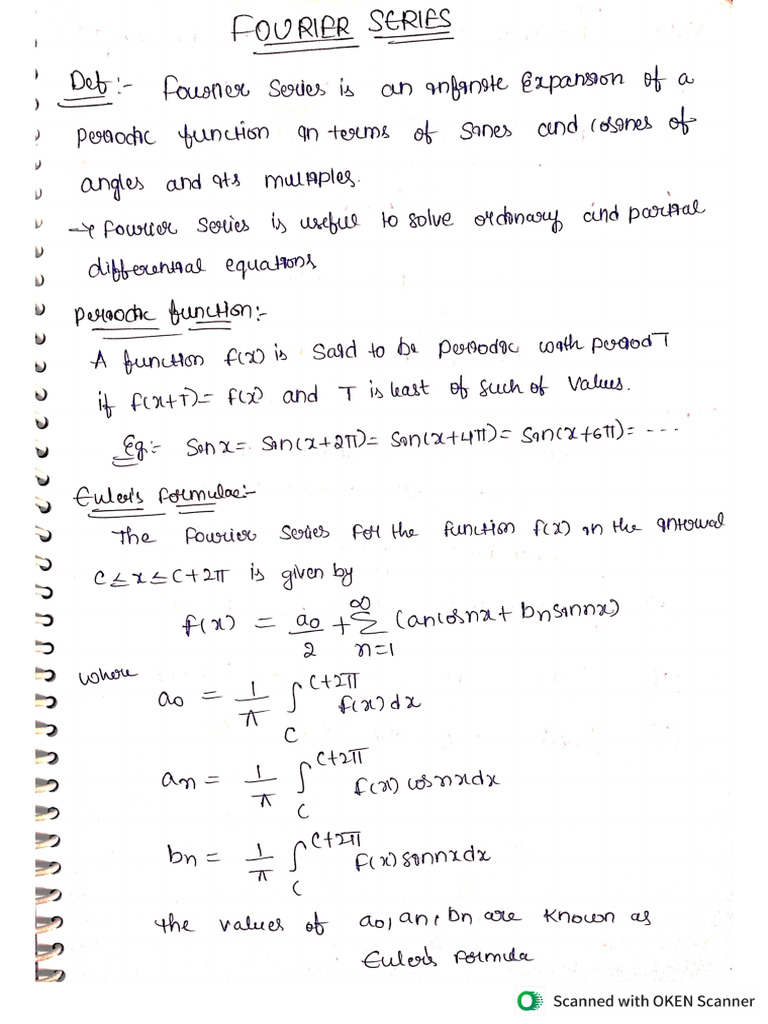 Fourier Series and Transforms | PDF