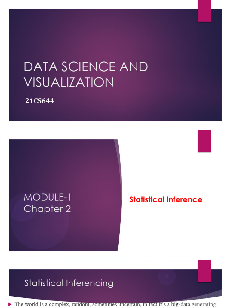 Data Science and Visualization | PDF | Probability Distribution ...