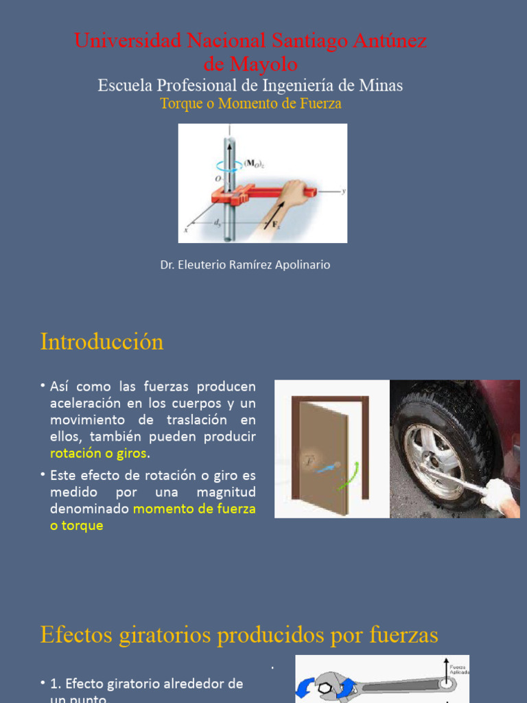 Torque: Conceptos y Cálculos en Física | PDF | Esfuerzo de torsión ...