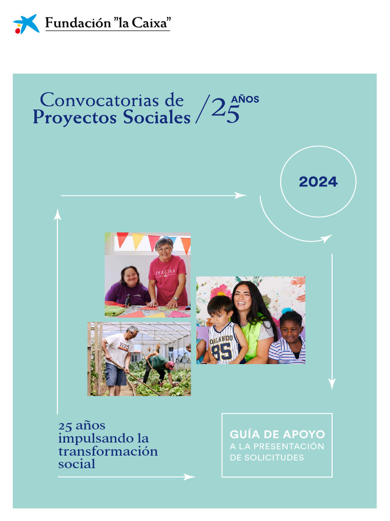 Guia Apoyo Convocatoria Proyectos Sociales 2024 PDF | PDF ...