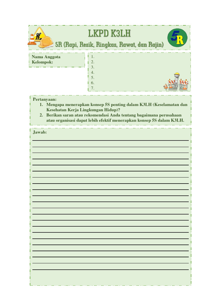Penerapan 5S dalam K3LH | PDF | Kesehatan Holistik | Sains & Matematika