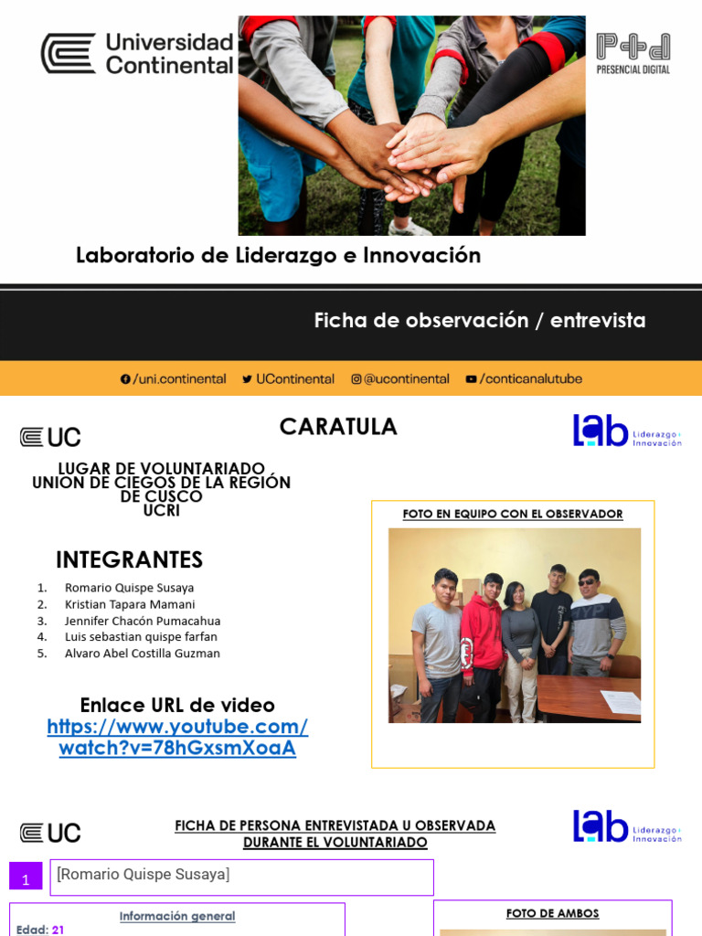 Voluntariado en UCRI Cusco: Experiencias y Aprendizajes | PDF | Las ...