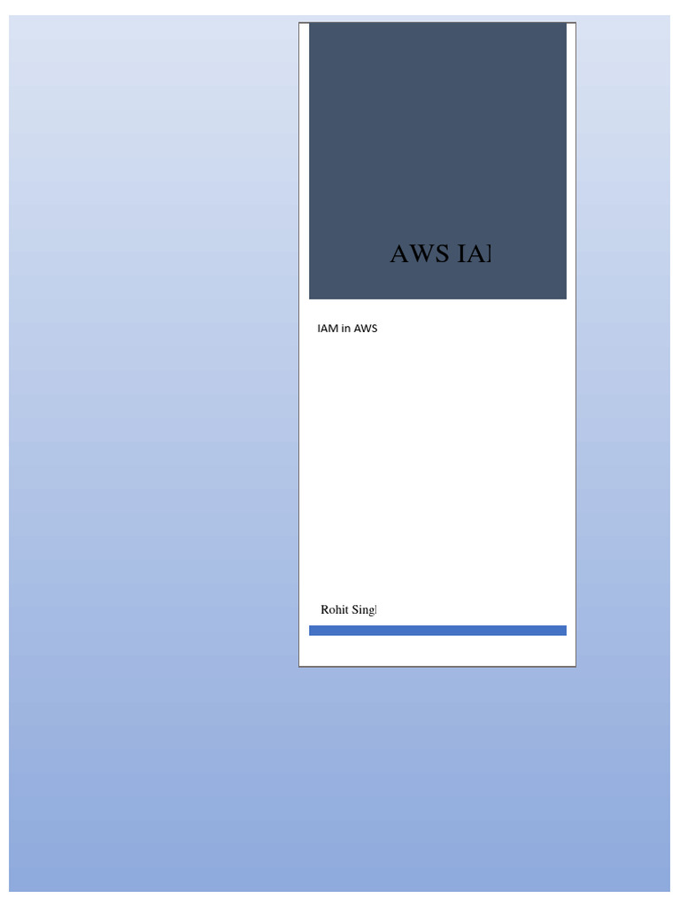 AWS IAM Overview and Best Practices | PDF | Security | Cyberwarfare