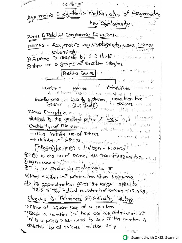 CNS Unit III | PDF | Cryptography | Public Key Cryptography