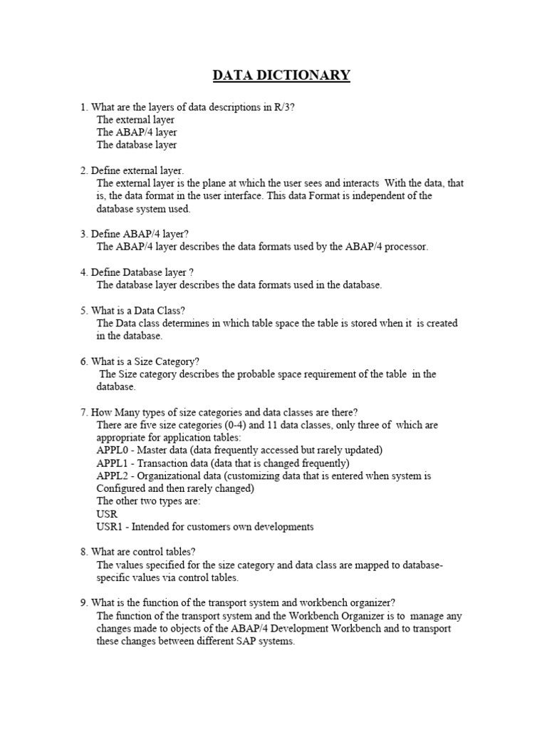 02 DATA DICTIONARY | PDF | Databases | Software