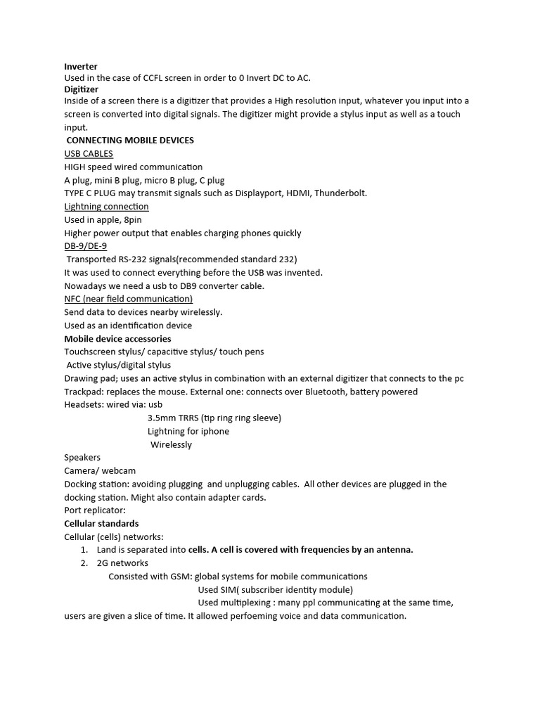 Inverter pdf cellular network usb