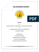 Report on Gas Power Plant and Coal Plant Comparison