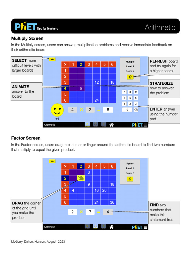 Arithmetic HTML Guide - en | PDF | Computing