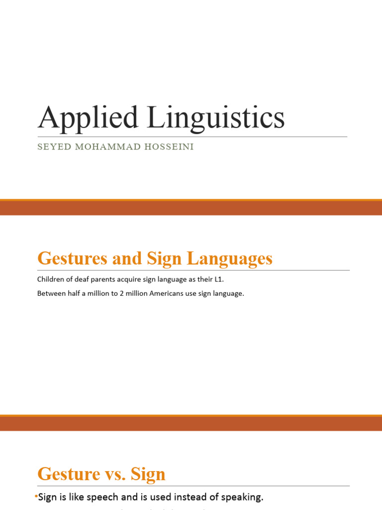 Sign Language and Gestures Guide | PDF | Sign Language | American Sign ...