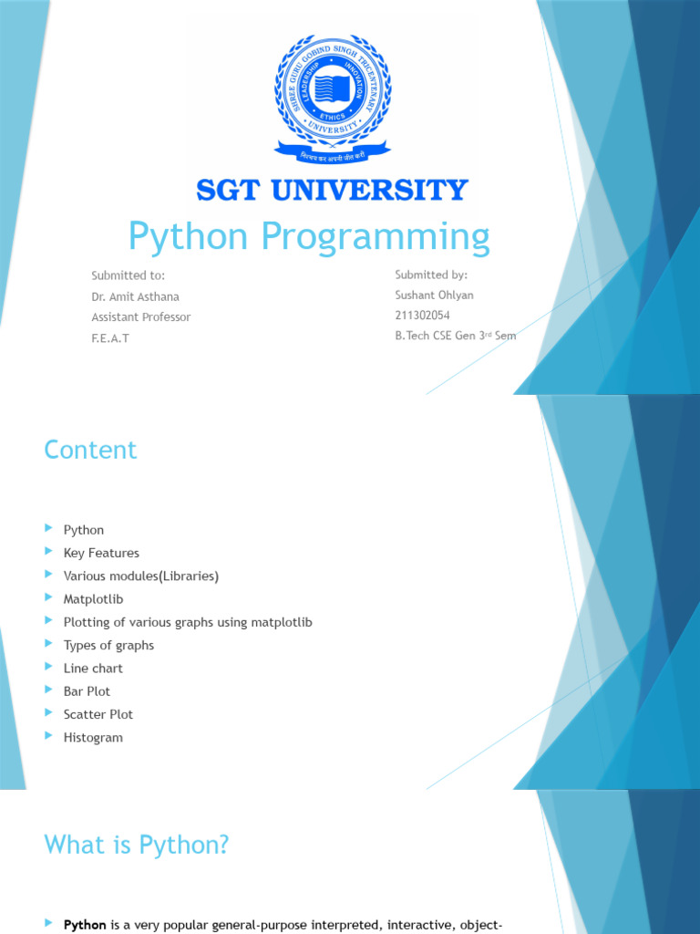 Python Programming | Download Free PDF | Python (Programming Language ...