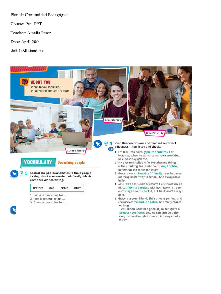 Unit_1_ALL_ABOUT_ME_PREPARE_4__PRE_PET (4) | PDF