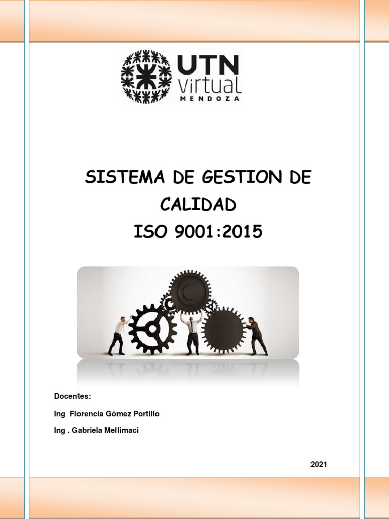 Curso de Sistemas de Gestión ISO 9001:2015 | PDF | Sistema de manejo de ...