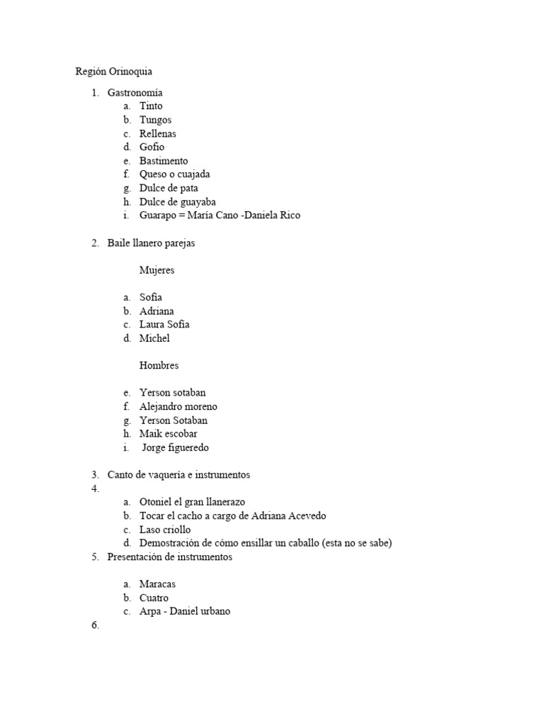 Región Orinoquia PDF