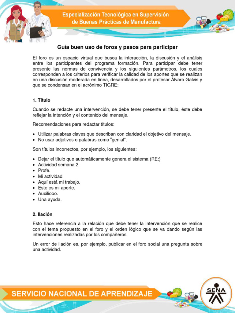 Guía para Participar en Foros | PDF