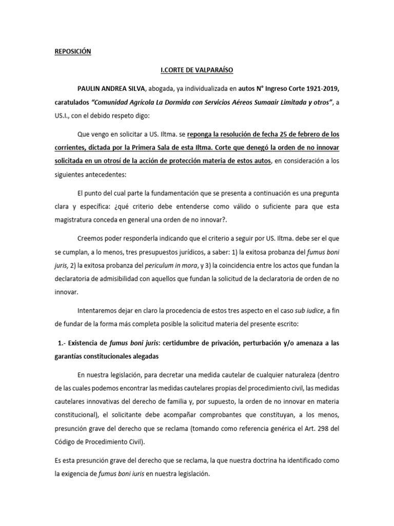 Repone ONI 5 | PDF | Mandato | Ley procesal