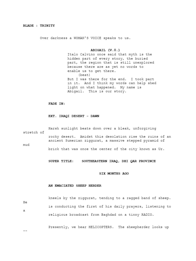 Blade - Trinity - 240622 - 133951 | PDF | Blade | Semi Trailer Truck