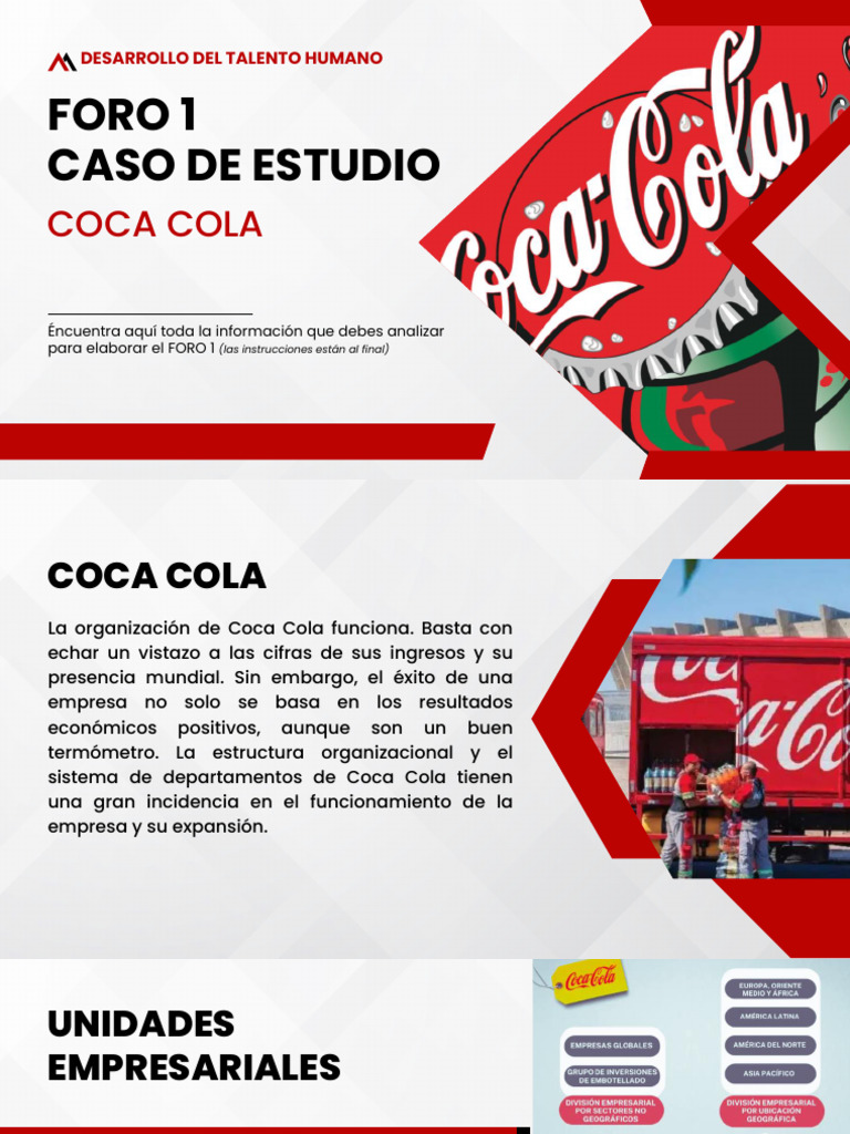 Estructura Organizacional de Coca Cola | PDF | Business | Coca Cola