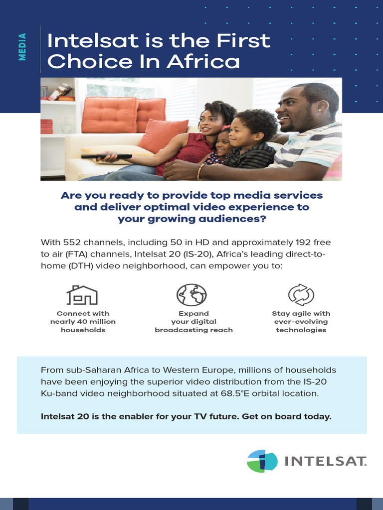 Intelsat 20 Channel Guide Overview | PDF | Mass Media | Television