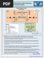 Zetagi Hp201 SWR Watt Meter Mod G8ode Iss 1 3 | PDF | Resistor ...