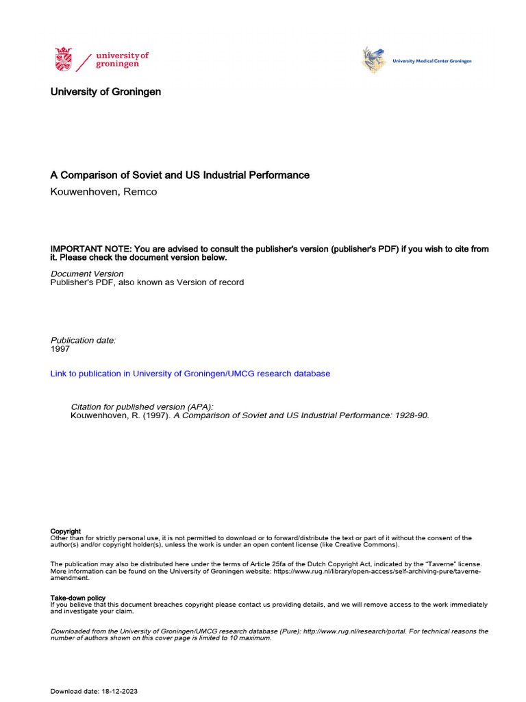 A produtividade da urss e dos eua pdf national accounts input