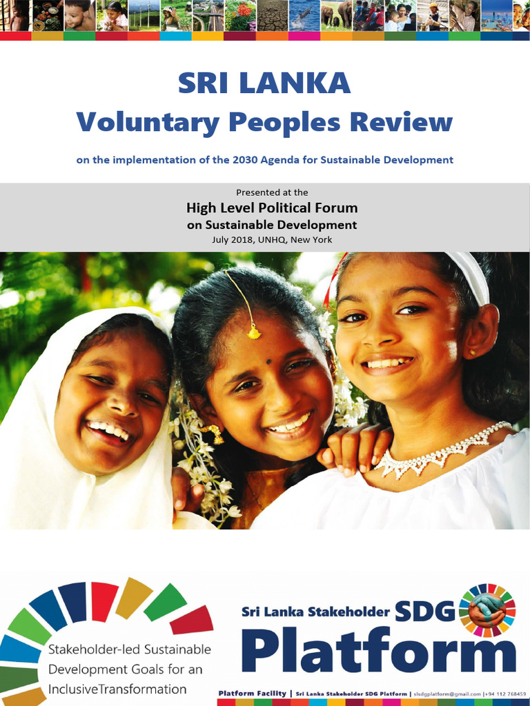 Sri lanka voluntary peoples review on the sdgs to hlpf 2018 download