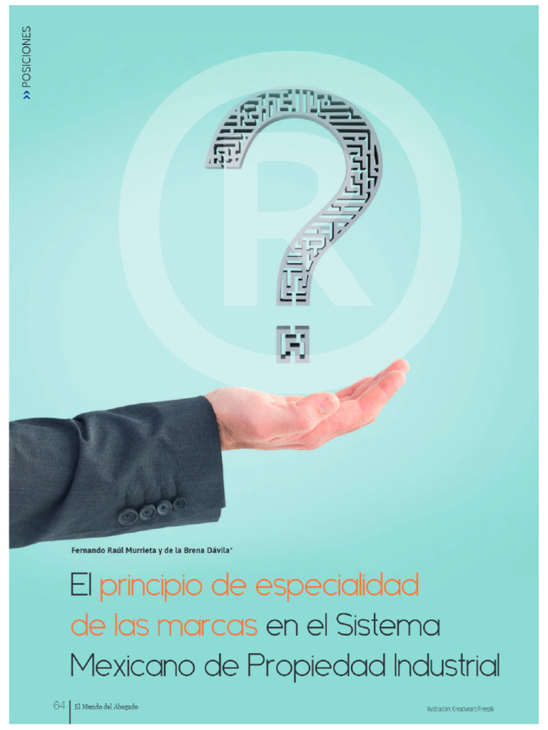 1.1 El principio de especialidad de las marcas en el Sistema Mexicano