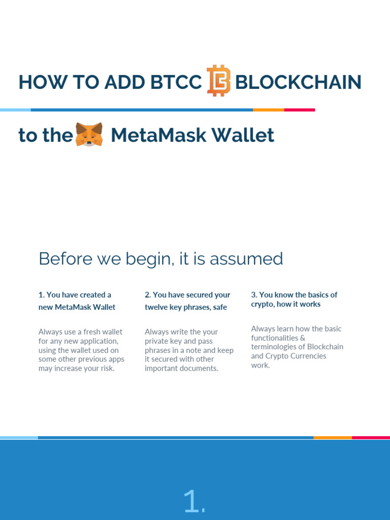 Add BTCC Blockchain To Meta Mask (2) - 230925 - 155142 | PDF | World Wide  Web | Internet & Web