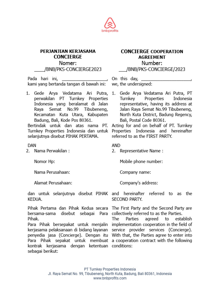 Contract Agreement | PDF