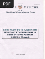 Nouveau barème SMIG en RDC 2025 | PDF