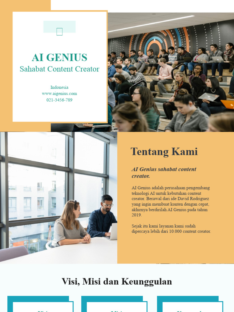 Contoh Profil Perusahaan (Template) | PDF | Bisnis | Seni