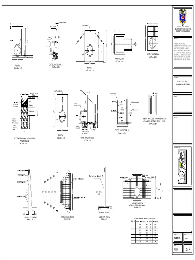 Planos de dise o alcantarilla 36 2 3 model pdf