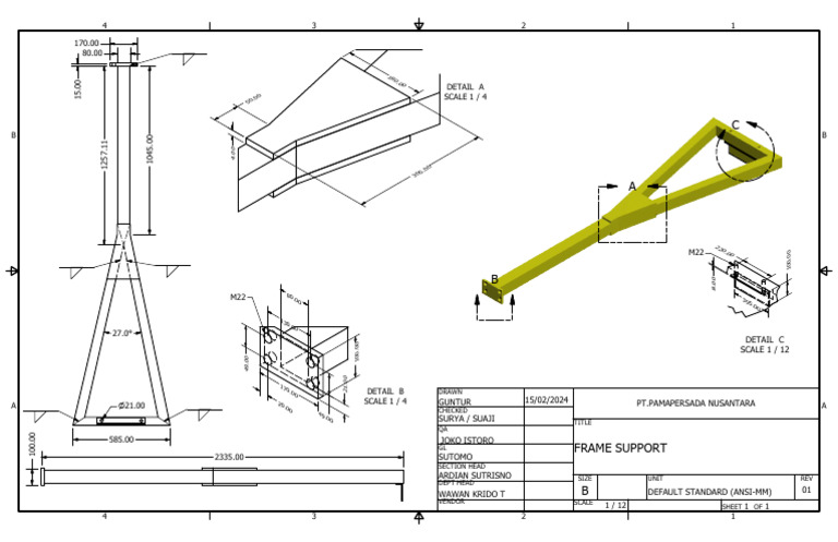 Frame Support Rev1 | PDF