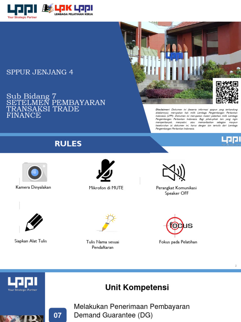 Sppur trade finance jenjang 4 day 4 pdf