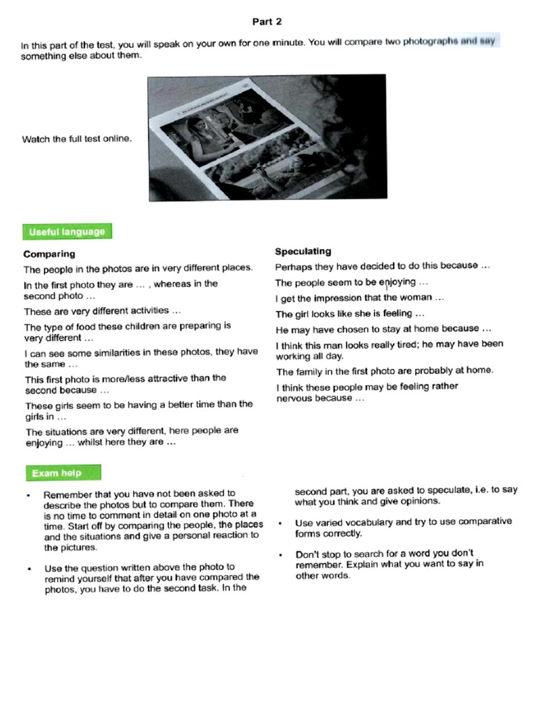 Paper 4 Speaking | PDF