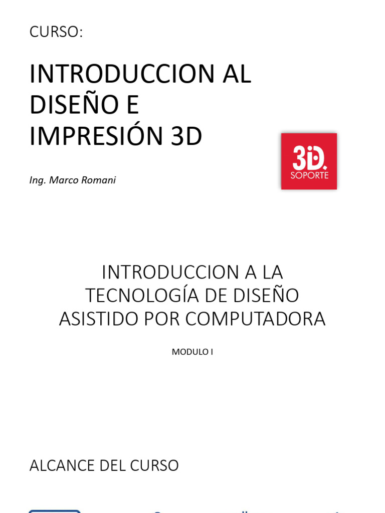 Curso Diseño e Impresión 3D Básico | PDF | Informática | Tecnología