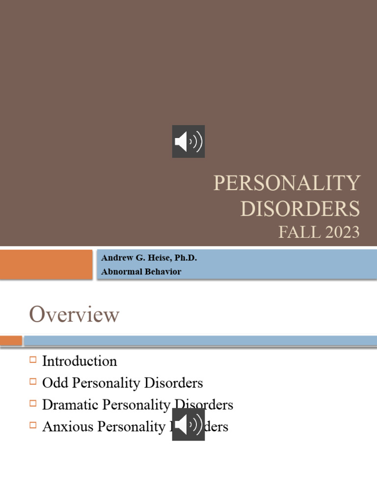 Understanding Personality Disorders | PDF | Personality Disorder ...
