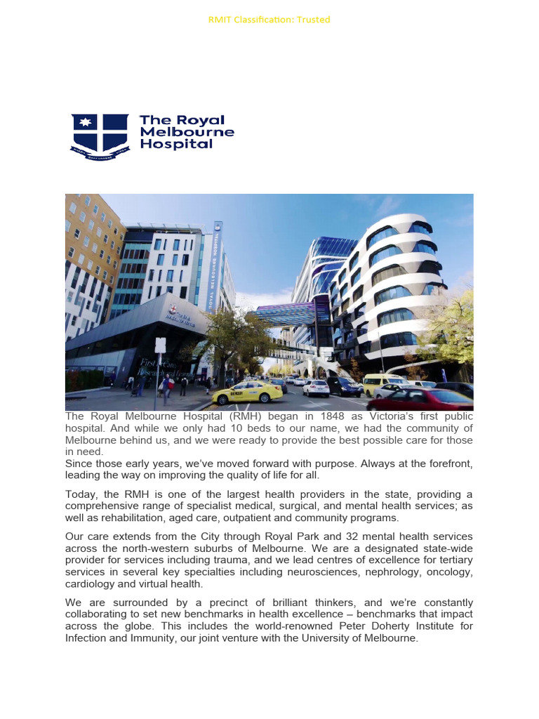 RMH Management Accounting Transition Report | PDF | Hospital | Medicare ...