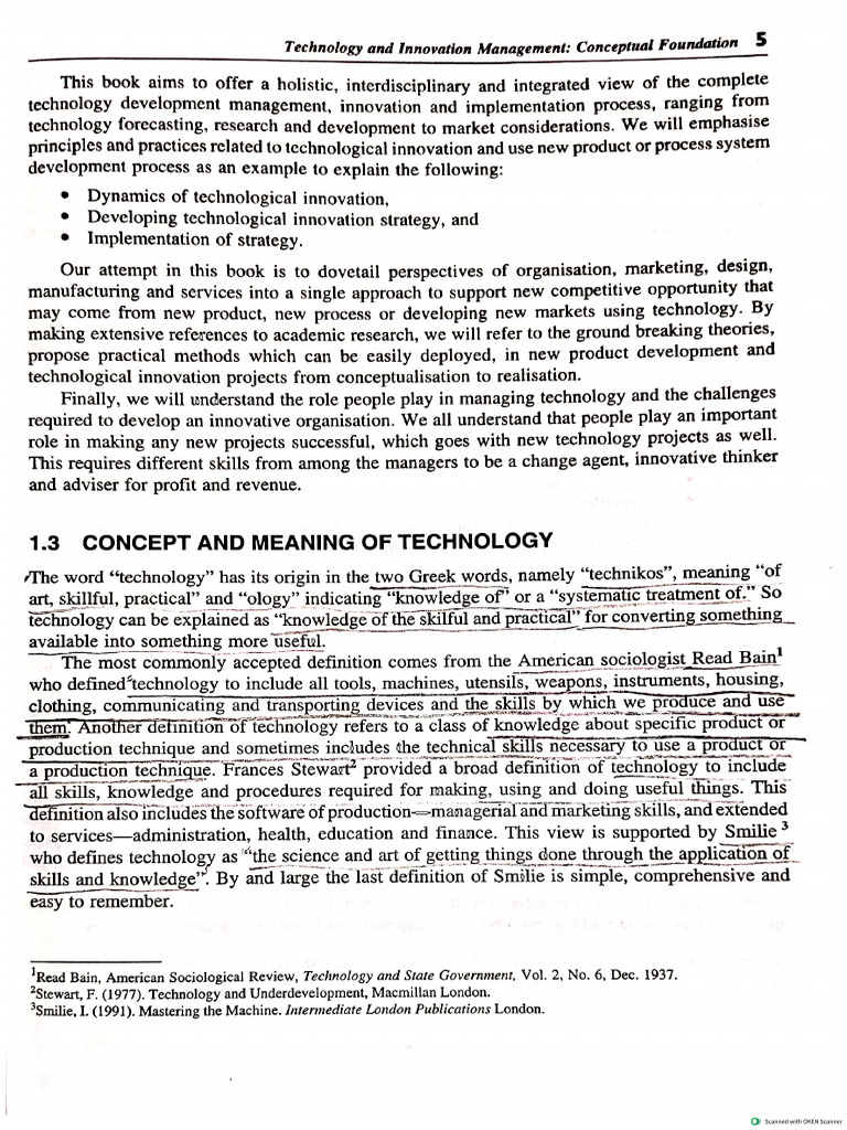 Innovation and Technology | PDF