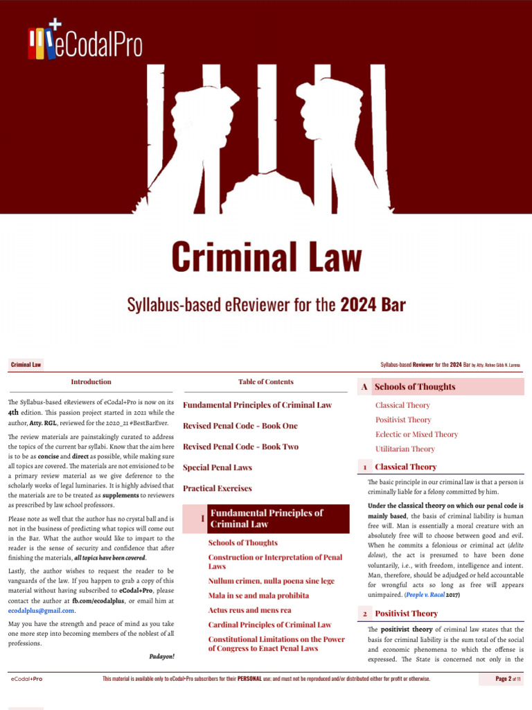  batch 1 criminal law syllabus based ereviewer 2024 pdf mens rea